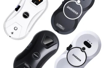 *🤖 רובוט ניקוי חלונות חכם עם ריסוס מים אוטומטי*