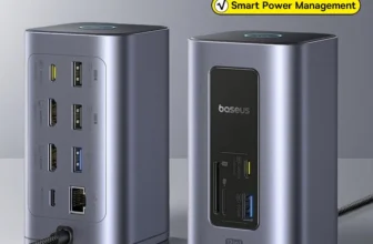 **מעבד USB C חכם 12 ב-1 של Baseus – הופך מחשב נייד לתחנת עבודה מושלמת! 💼**
