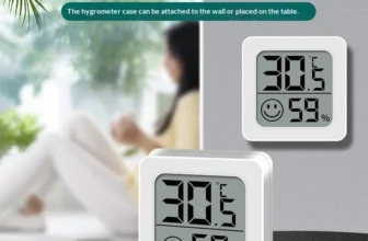 *מד טמפרטורה ולחות דיגיטלי LCD מיני – 1/3 יחידות*