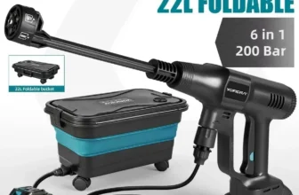 *מכונת שטיפה אלחוטית לחץ גבוה 200Bar למכונית ולגינה – תואמת לסוללות מקיטה 21V* 🚗💦