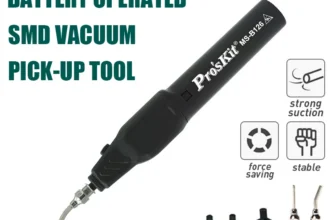 *עט יניקה אלקטרוסטטי Pro'sKit עם 3 ראשי יניקה* 🔧