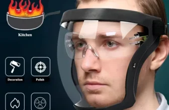 *מגן פנים שקוף מלא עם אבזם מתכוונן* 🛡️😷