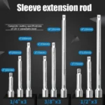 *סט מאריכי ראצ'ט מקצועיים 1/4" 3/8" 1/2"* 🔧