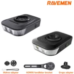 *פנס קדמי לאופניים RAVEMEN FR1100 – תאורה מקצועית עם תצוגה דיגיטלית!* 🚴‍♂️💡