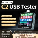 *⚡ ALIENTEK USB Tester C2 – בודק טעינה דיגיטלי מקצועי*