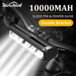 *💡 תאורת אופניים חזקה + פאוור בנק 10000mAh 💡*