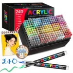 *מרקרים אקריליים מקצועיים 12-366 צבעים – למשרד וליצירה!* 🎨✨