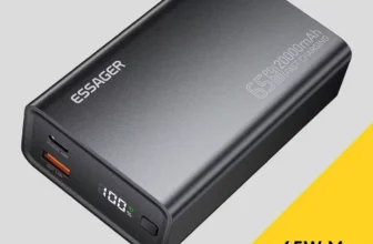 **בנק כח Essager 20000mAh – טעינה מהירה 65W למחשב ולסמארטפון!** ⚡💻