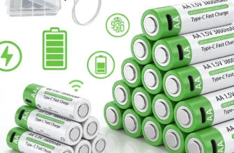 *🔋 סוללות AA&AAA נטענות ליתיום – טעינה Type-C | 2026*