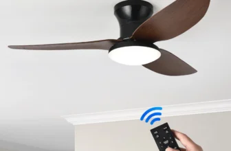*מאוורר תקרה משולב תאורה לחדר שינה וסלון* 💨💡
