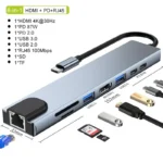 *רכזת USB C חכמה 8 ב-1 – הפתרון המושלם למחשב הנייד שלכם!* 💻