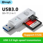 **קורא כרטיסי זיכרון 2 ב-1 USB 3.0 מהיר וקומפקטי 💳**