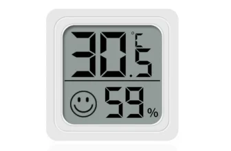 *מד טמפרטורה ולחות דיגיטלי LCD למשרד ולבית* 🌡️💨