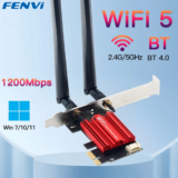 *כרטיס רשת WiFi אלחוטי FENVI AC1200 לחיבור מהיר ויציב* 🚀