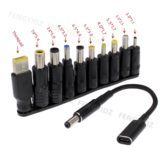 *מתאם טעינה אוניברסלי USB-C למחשב נייד 65W* 💻🔌