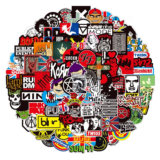 *מדבקות רוק קלאסיות – חבילת ענק למעצבים! 🎸*