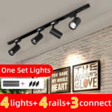 *ספוט לד מקצועי על מסילה – תאורה חכמה לבית ולעסק* 🏪