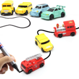 *עט קסם מגנטי – המכונית שעוקבת אחרי הקו שלך! 🚗✨*