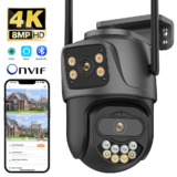 *מצלמת אבטחה חכמה PTZ 4K – כיסוי מושלם לבית ולעסק* 🎥