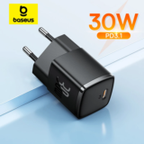 *מטען מהיר GaN 30W של חברת Baseus – המטען המהיר והקומפקטי ביותר!* 🔌