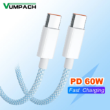 *כבל טעינה Type C מקורי – טעינה מהירה 60W* 🔌