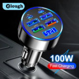 *מטען USB לרכב – 6 יציאות עם טעינה מהירה 100W* 🚗
⭐⭐⭐⭐⭐ 4.9 מתוך 5