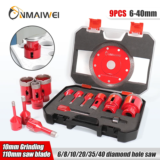 *סט דיסקים יהלום מקצועי לקידוח וחיתוך קרמיקה/שיש* 🛠️