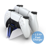 *תחנת טעינה כפולה Type-C לשלטי PS5 DualSense* 🎮🔋
