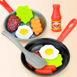 *סט משחק מטבח לילדים – 8 חלקים מציאותיים* 👨‍🍳👩‍🍳