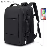 *תיק גב מורחב למחשב נייד 17.3" עם טעינת USB מבית BANGE*
