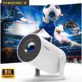 *מקרן MAGCUBIC HY300 PRO 8K – חווית קולנוע ביתית בהישג יד! 🎬*