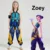 *תחפושת אנימה Zoey לילדים – איכות פרימיום!*