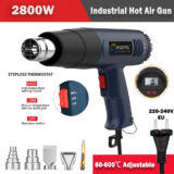 *אקדח חום תרמי מקצועי 2800W עם בקרת טמפרטורה* 🔥