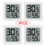 *מד טמפרטורה והיגרומטר דיגיטלי – סט 4 יחידות* 🌡️