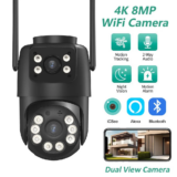 *מצלמת אבטחה BELIA 4K WiFi חכמה עם זום דיגיטלי x4* 🎥🔍
