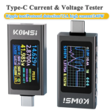 *בודק מתח וזרם מקצועי לטעינה מהירה TYPE-C* 🔌📱