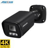 *מצלמת אבטחה IP ASECAM 4K עם חיישן זיהוי אדם ואיכות 8MP* 🎥🔒
