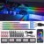 *תאורת אווירה לרכב RGB 64 צבעים 18-ב-1 עם שלט APP*