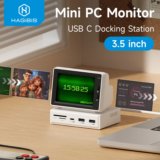 *מסך IPS מיני 3.5 אינץ' עם רכזת USB-C*