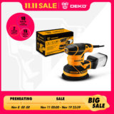 *מלטשת אורביטלית DEKO DKOS32XL125 – 320W מקצועית למחיר של תחביבן!* 🔥