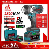 *מפתח אימפקט אלחוטי חזק 2800N.M – מקצועי ב-1/2 אינץ'*