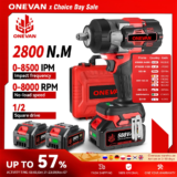 *מפתח חשמלי נטען ONEVAN 2800N.M 1/2 אינץ' – הכלי שישנה את חיי העבודה שלכם!* 🔧⚡