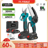 *🔋 סט כלים חשמליים אלחוטיים – מסור 6 אינץ' + מזמרה חשמלית למקיטה*