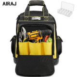 *תיק כלים משוכלל עם גב מרופד – AIRAJ* 🎒🔧