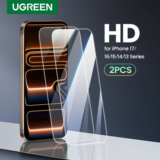 *מגן מסך איכותי UGREEN לאייפון 17/16/15/14/13/12 (זוג יחידות)* 📱