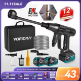 *🚿 מכשיר שטיפה אלחוטי בלחץ גבוה 200Bar – 6 במצב 1!*