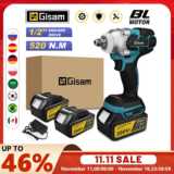 *מפתח אימפקט חשמלי אלחוטי 520N.M – חוסך זמן וכוח!* 🔧⚡