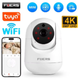 *מצלמת אבטחה WiFi חכמה Fuers 5MP עם מעקב אוטומטי ופונקציית בייבי מוניטור* 🔍👶