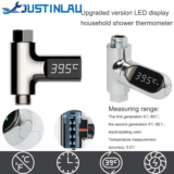 *מד חום דיגיטלי למקלחת עם תצוגת LED – הגנה מושלמת על המשפחה!* 🚿🌡️