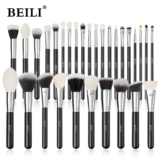 *סט מברשות איפור BEILI Black – המקצועיות שתמיד רצית!* 🖌️💄